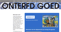 Desktop Screenshot of onterfdgoed.nl